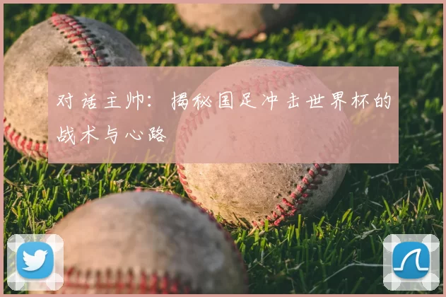 对话主帅：揭秘国足冲击世界杯的战术与心路