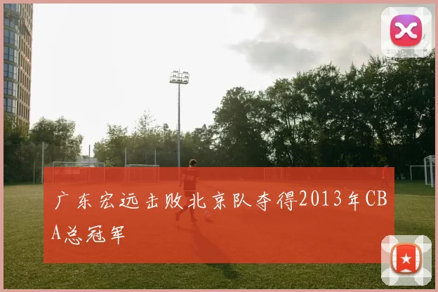 广东宏远击败北京队夺得2013年CBA总冠军