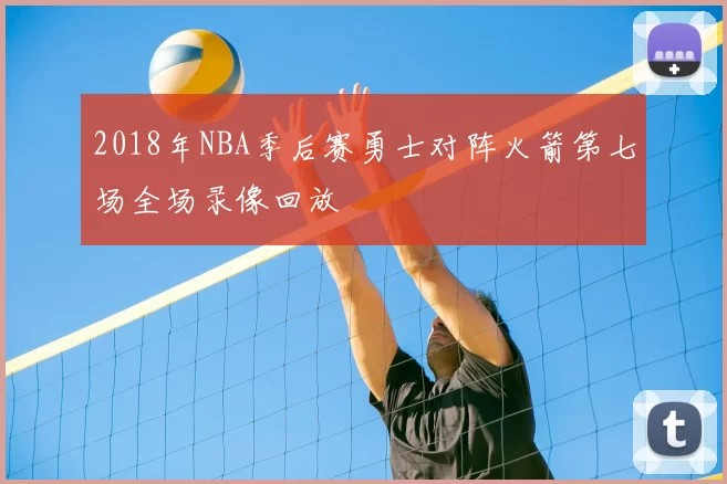 2018年NBA季后赛勇士对阵火箭第七场全场录像回放